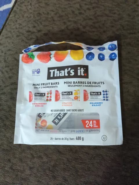 That'S It Mini Fruit Bars