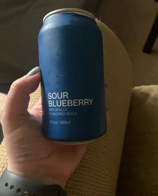 United Sodas Of America Sour Blueberry Flavored Soda