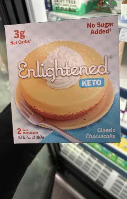 Enlightened Keto Classic Cheesecake