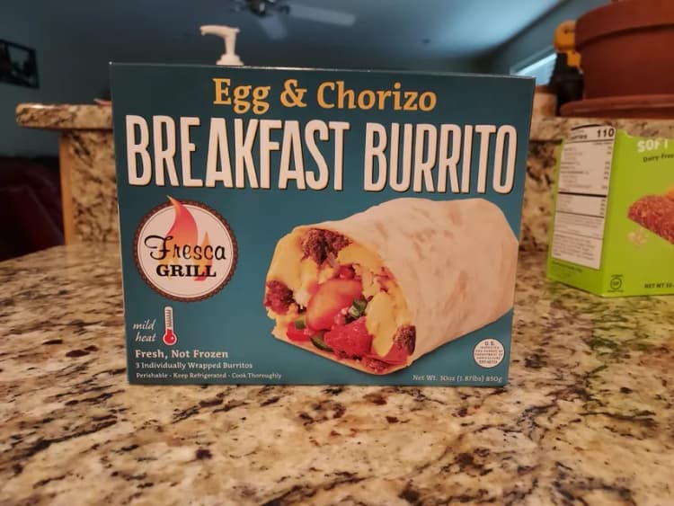 Fresca Grill Egg & Chorizo Breakfast Burrito