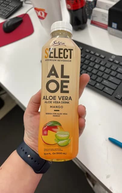 Savia Select Premium Beverage Aloe Vera Drink Mango