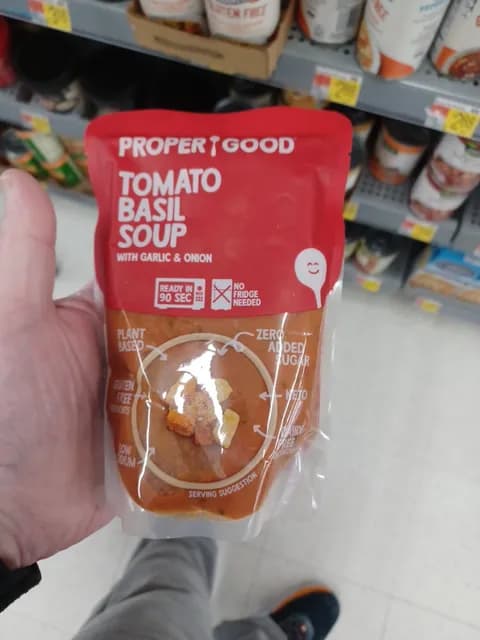 Proper Good Tomato Basil Soup