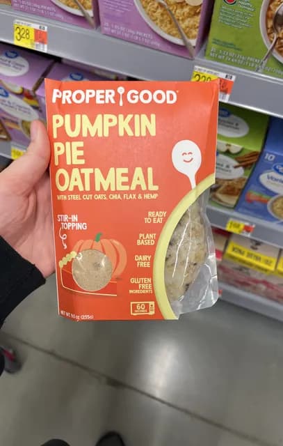 Proper Good Pumpkin Pie Oatmeal