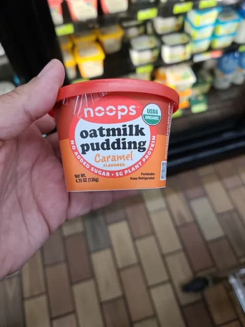 Noops Oatmilk Pudding Caramel Flavored