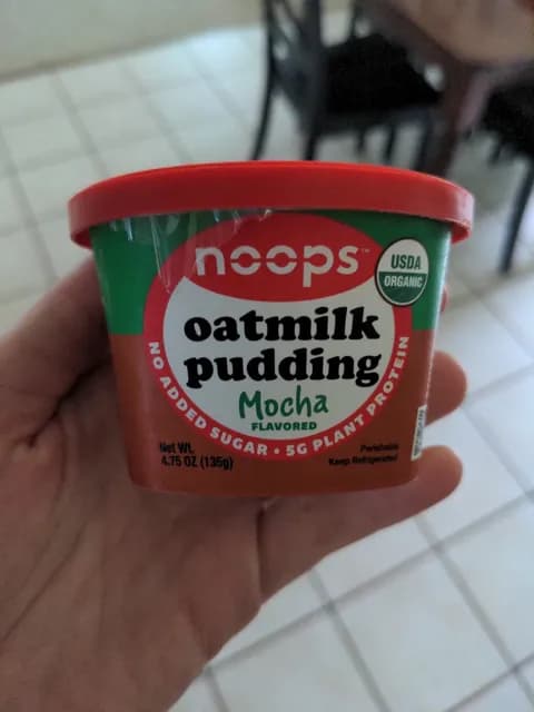 Noops Oatmilk Pudding Mocha Flavored