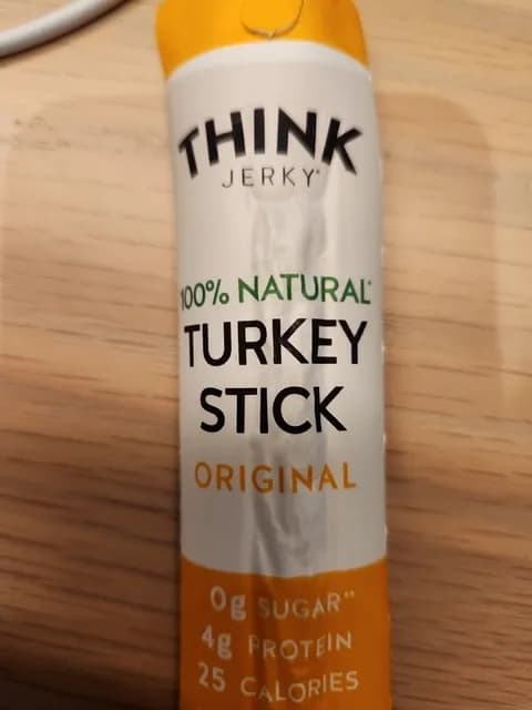 Think Jerky 100% Natural Turkey Stick Original