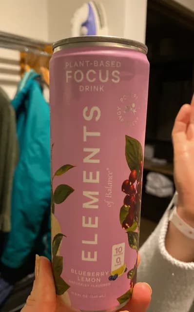 Elements Of Balance Plant-Based Focus Drink Blueberry Lemon