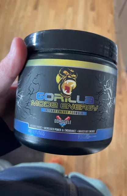 Gorilla Mode Energy Bombsicle Instant Energy Formula