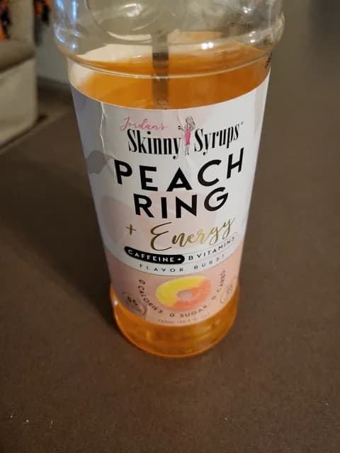 Jordan'S Skinny Syrups Peach Ring + Energy