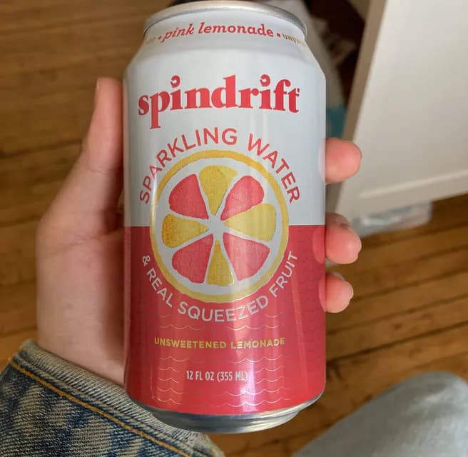 Spindrift Unsweetened Pink Lemonade Sparkling Water