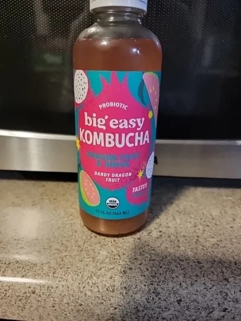 Probiotic Big Easy Kombucha Dragon Fruit & Guava