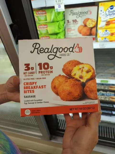 Realgood Foods Co. Crispy Breakfast Bites Sausage