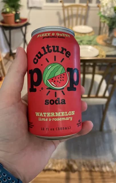 Culture Pop Soda Watermelon Lime & Rosemary