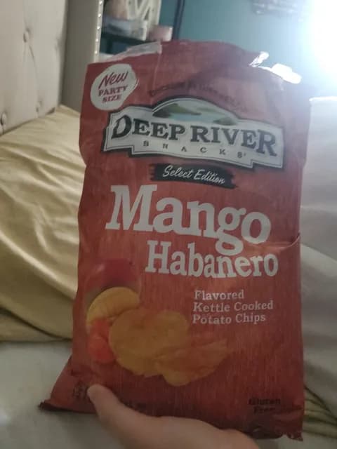Deep River Mango Habanero Flavored Kettle Cooked Potato Chips