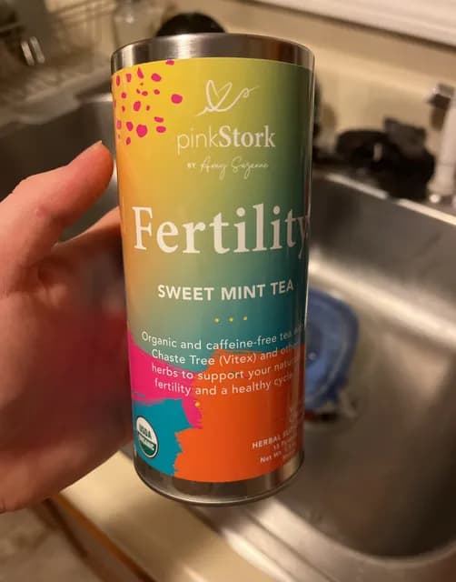 Pink Stork Fertility Sweet Mint Tea Herbal Supplement