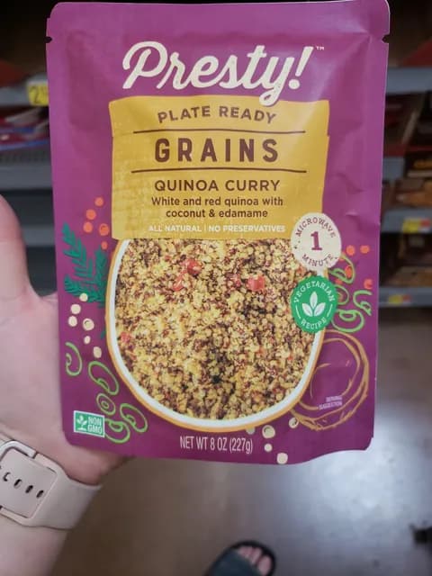 Presty! Plate Ready Grains Quinoa Curry