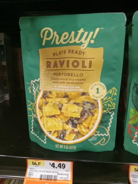 Presty! Ravioli Portobello