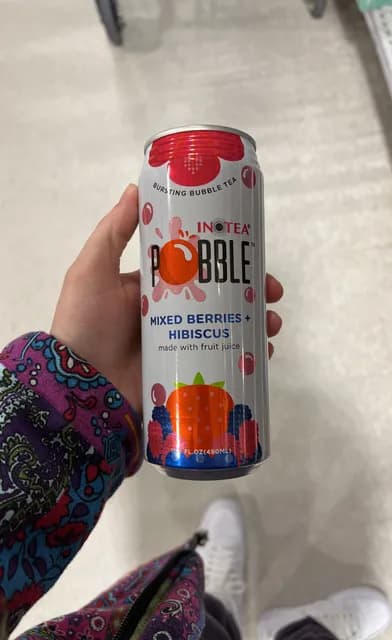 Inotea Pobble Mixed Berries + Hibiscus Bursting Bubble Tea