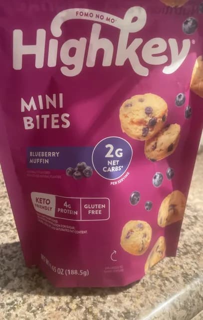 Highkey Blueberry Muffin Mini Bites