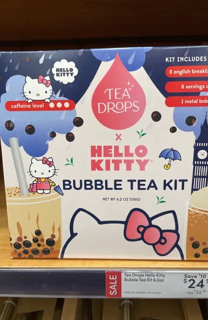 Tea Drops Hello Kitty Bubble Tea Kit
