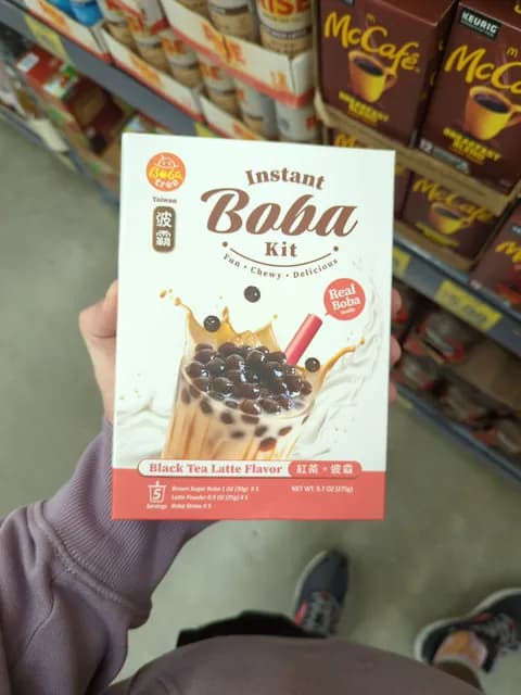 Boba Tree Black Tea Latte Flavor Instant Boba Kit