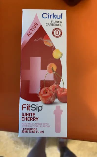 Cirkul Fitsip White Cherry Flavor Cartridge