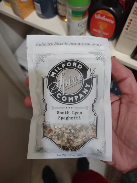 Milford Spice Company South Lyon Spaghetti