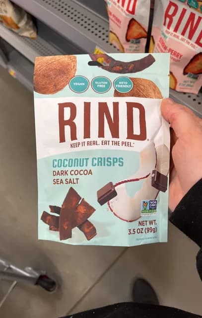 Rind Coconut Crisps Dark Cocoa Sea Salt