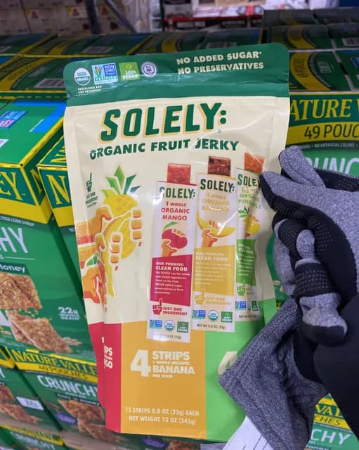 Solely: Organic Fruit Jerky