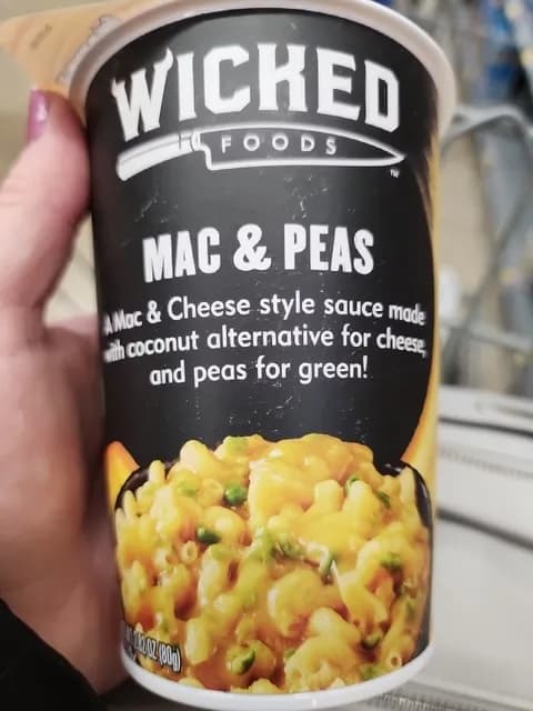 Wicked Foods Mac & Peas