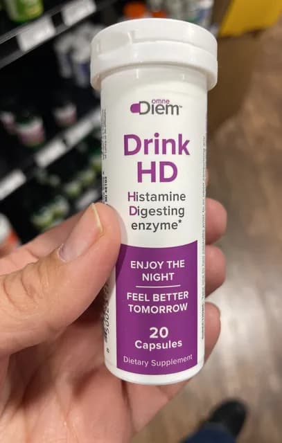 Omne Diem Drink Hd Histamine Digesting Enzyme 20 Capsules