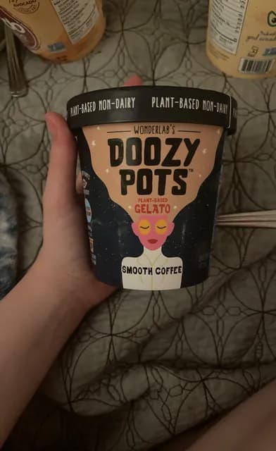 Wonderlab'S Doozy Pots Smooth Coffee Plant-Based Gelato