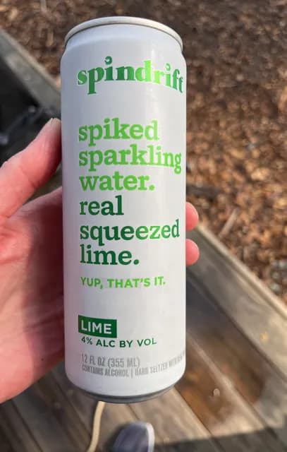 Spindrift Spiked Sparkling Water Lime