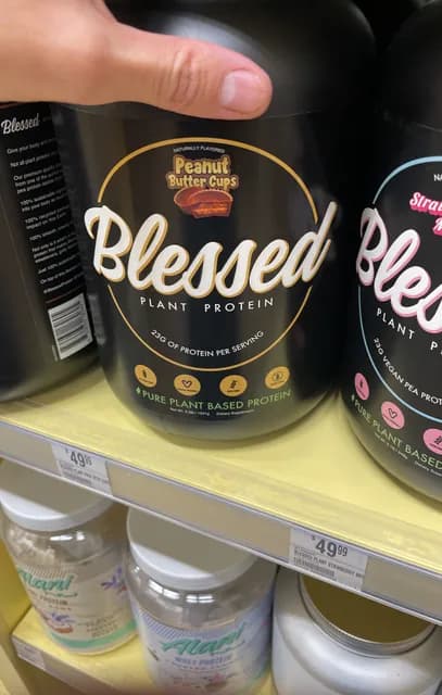 Peanut Butter Cups Blessed Plant Protein