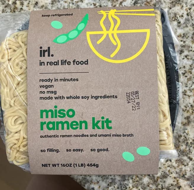 In Real Life Food Miso Ramen Kit
