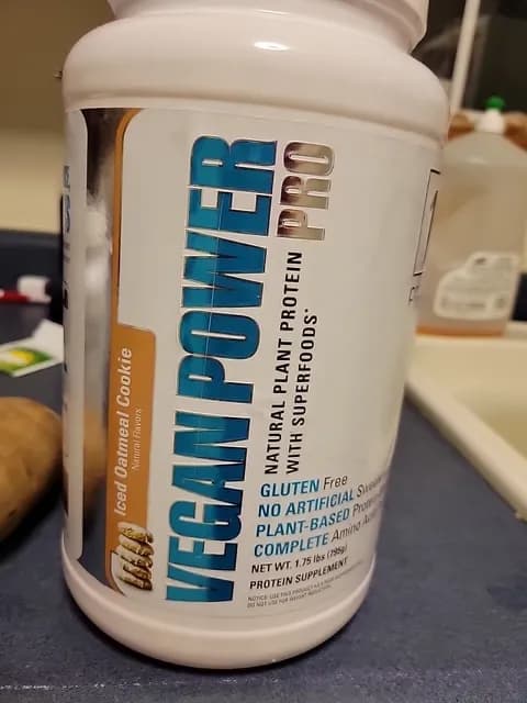 1St Phorm Vegan Power Pro Iced Oatmeal Cookie Natural Plant Protein With Superfoods