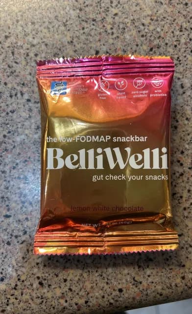 Belliwelli Lemon White Chocolate Snack Bar