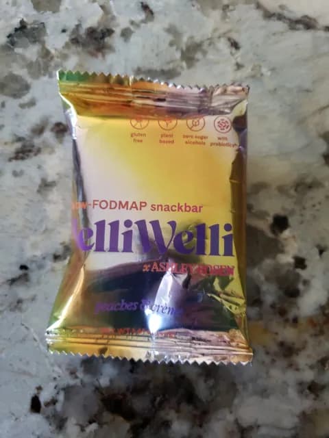 Belliwelli Peaches & Creme Low-Fodmap Snackbar