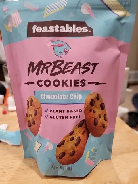 Feastables Mrbeast Chocolate Chip Cookies