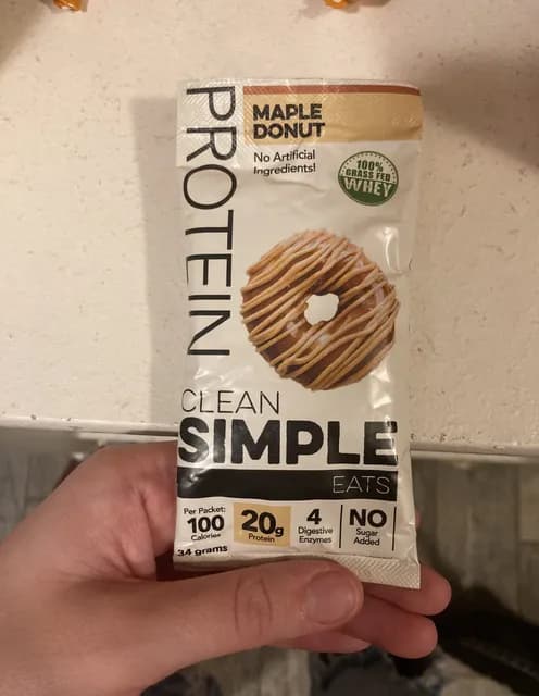 Clean Simple Eats Maple Donut Protein Powder