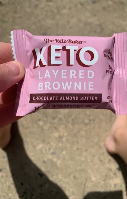 The Keto Baker Keto Layered Brownie Chocolate Almond Butter