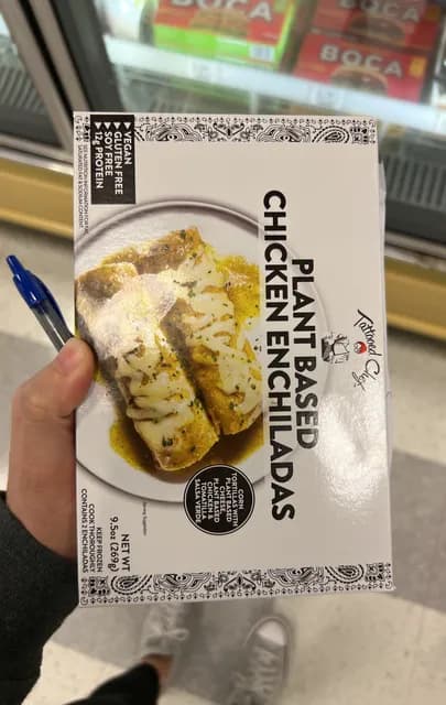 Tattooed Chef Plant Based Chicken Enchiladas