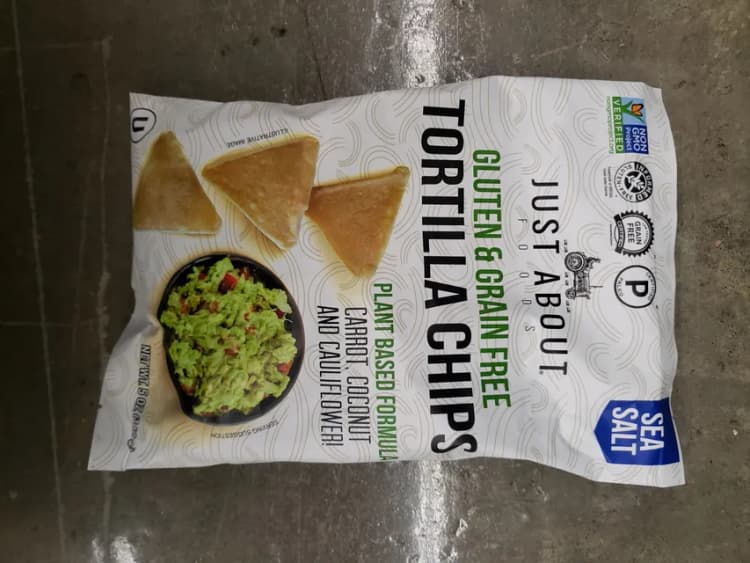 Just About Foods Sea Salt Tortilla Chips