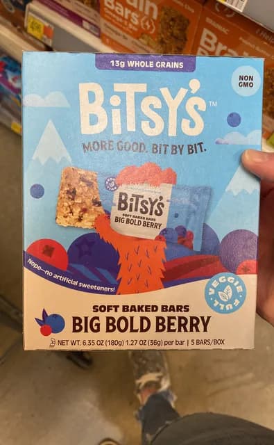 Bitsy'S Big Bold Berry Soft Baked Bars