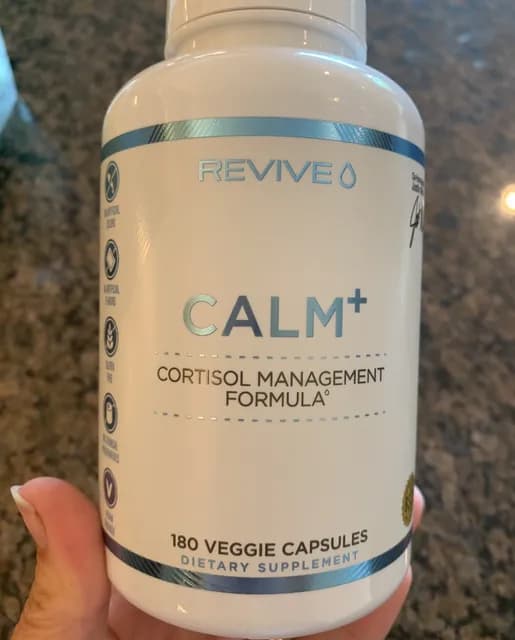 Revive Calm+ Cortisol Management Formula Veggie Capsules