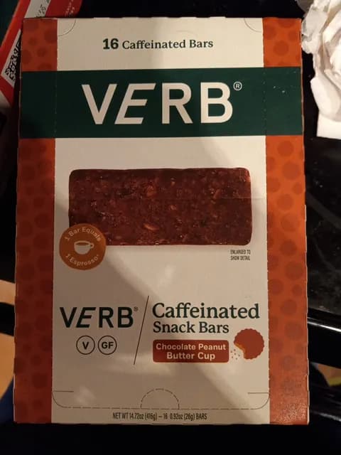 Verb Caffeinated Snack Bars