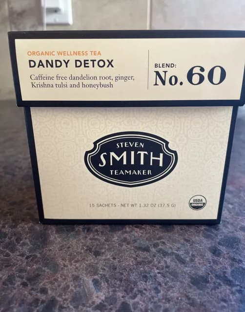 Steven Smith Teamaker Organic Wellness Tea Dandy Detox Blend No
