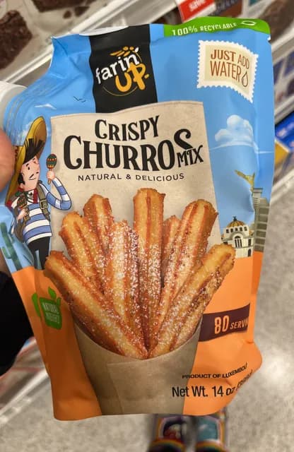 Farin'Up Crispy Churros Mix
