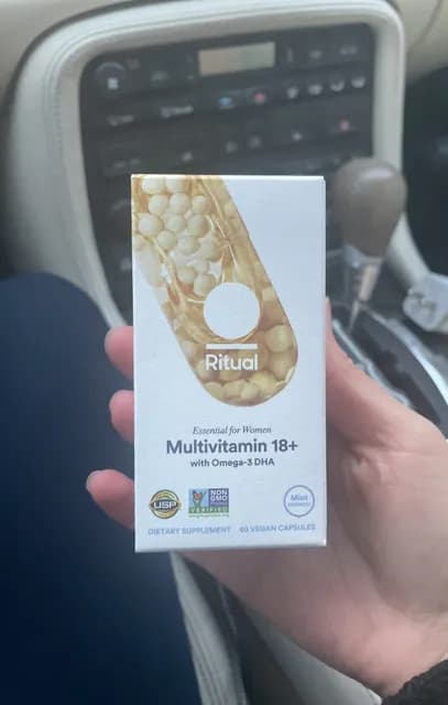 Ritual Essential For Women Mint Essenced Multivitamin 18+ With Omega-3 Dha 60 Vegan Capsules