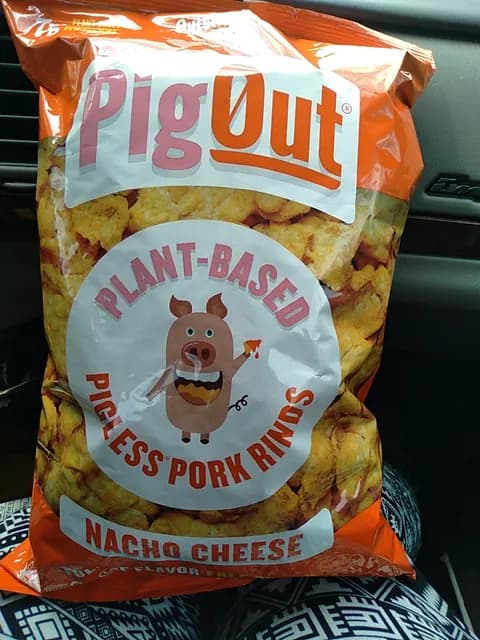 Pigout Plant-Based Nacho Cheese Pigless Pork Rinds